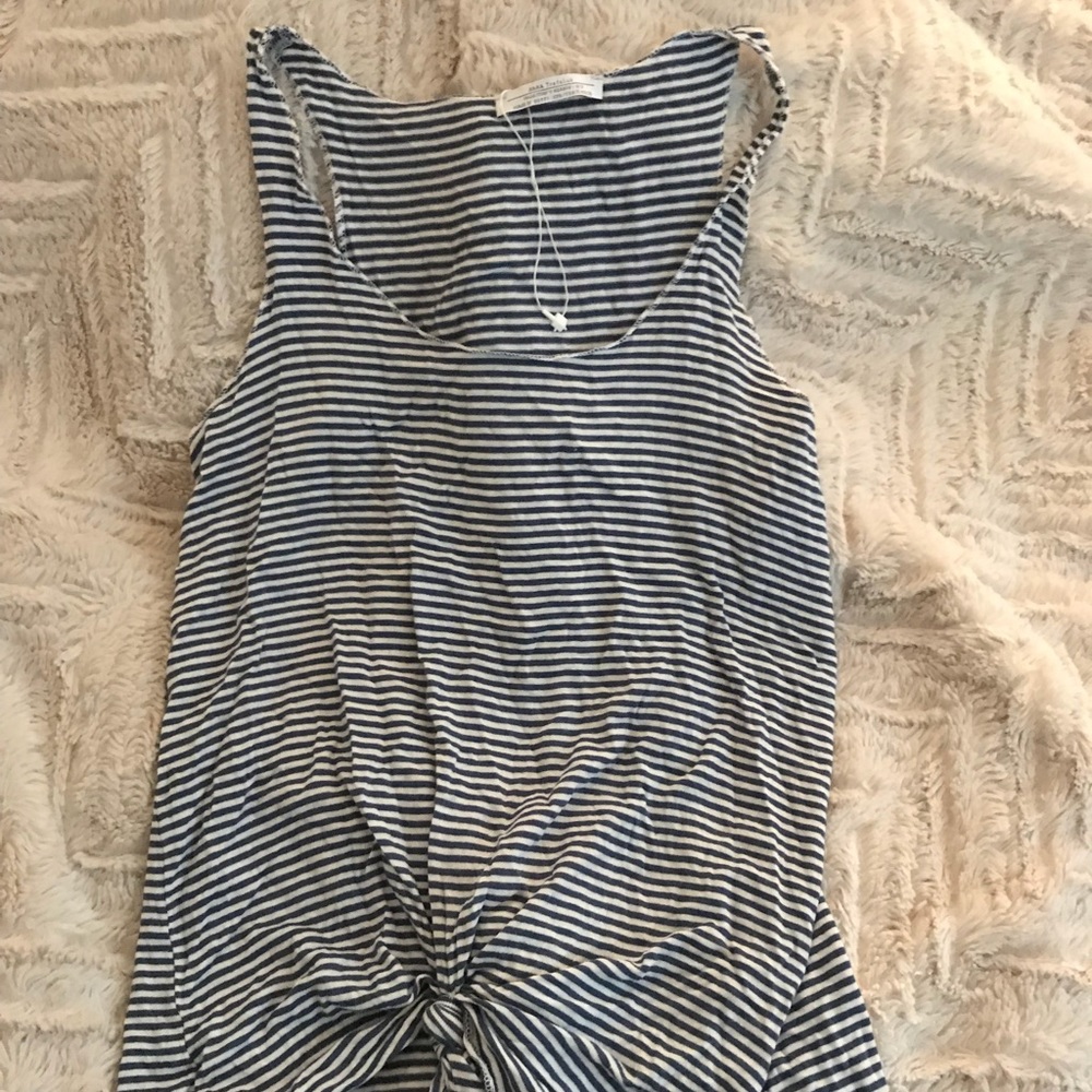 striped tank top